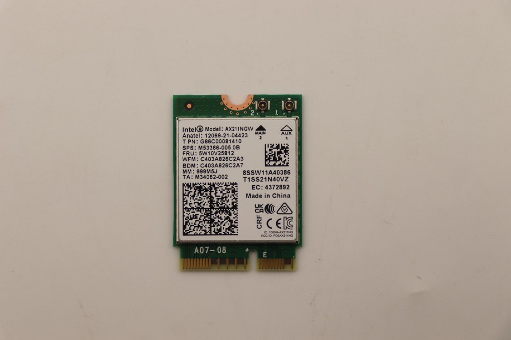 Lenovo WLAN-Modul Intel Wi-Fi 6E AX211 M.2 2230 413